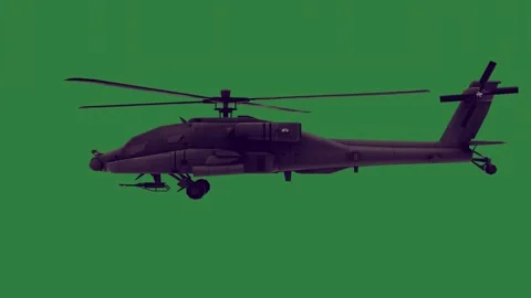 A helicopter flying in the sky Stock Footage 337029041