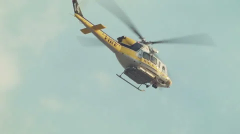 Helicopter flying through sky 7 Stock-Footage 54642538
