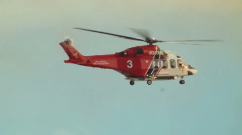 Helicopter flying through sky 8 Video stock 54642051