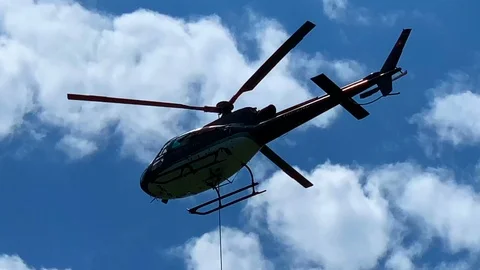 Helicopter Stockbeeldmateriaal 115477389