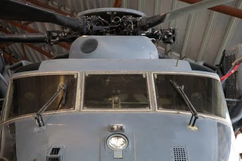 Helicopter front view Stock Photos