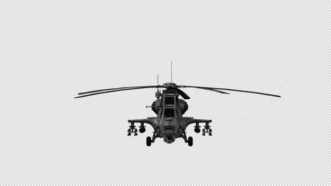 Helicopter Front Wiew Stock Footage 165428406