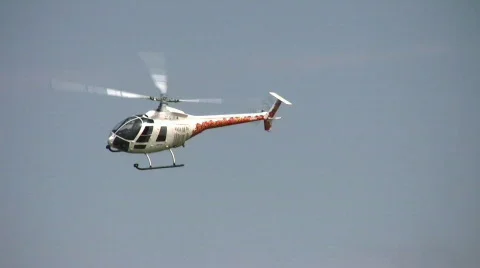 Helicopter funnel Stock Footage