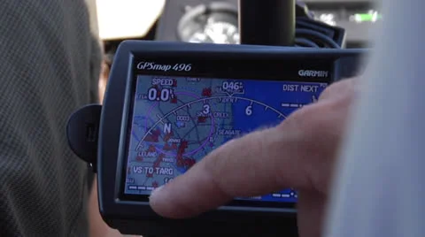 Helicopter GPS Stock Footage 24305672