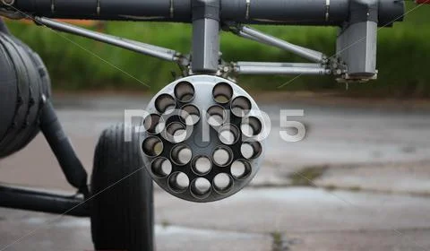 Helicopter gun Stock Photos