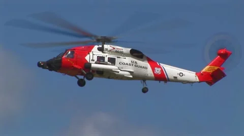 Helicopter hover 360 turn Stock Footage 61894317