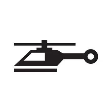 Helicopter icon Stock Illustration