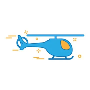 Helicopter icon. Stock Illustration