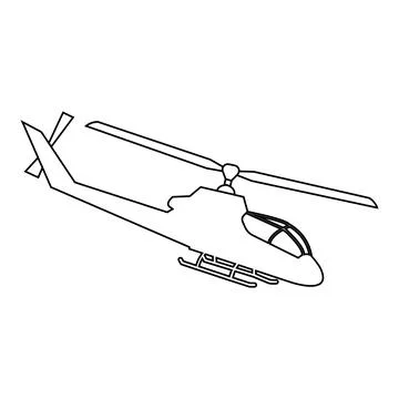 Helicopter icon Stock Illustration