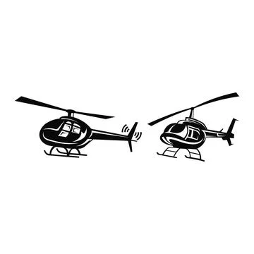 Helicopter icon trendy and modern symbol Stock Illustration