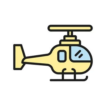 Helicopter icon vector design templates simple and modern Stock Illustration