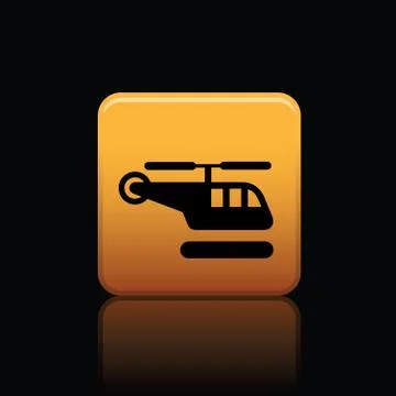 Helicopter icon web Illustrazione stock