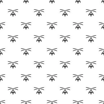 Helicopter icons repeating creating seamless pattern for design Stock Illustration