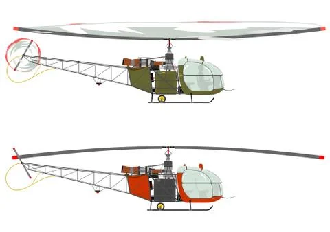 Helicopter Stock Illustration