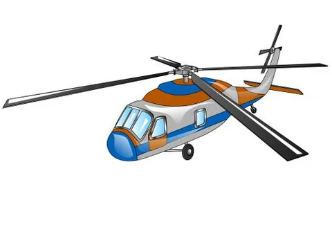 Helicopter Stock Illustration