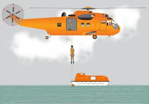 Helicopter Stock Illustration