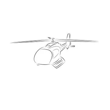 Helicopter Illustrazione stock