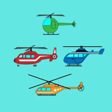 Helicopter Stock Illustration