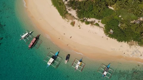 Helicopter island Stock Footage 99774752