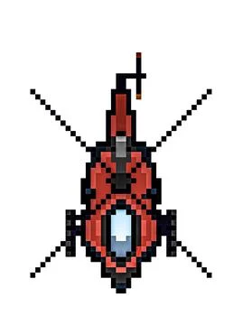 Helicopter isolated on white background Stock Illustration