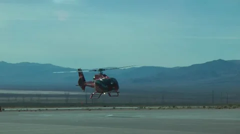 Helicopter Landing 720p Stock Footage 8550309
