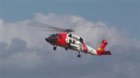 Helicopter landing in field Stock Footage 61894385