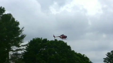 Helicopter landing Stock Footage 98211