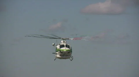 Helicopter landing Stock Footage 104632
