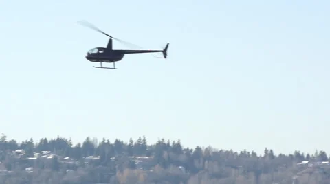 Helicopter Landing Stock Footage 46098454