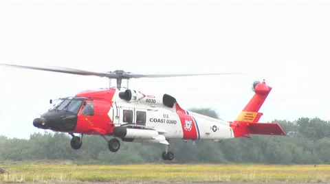 Helicopter landing Stock Footage 61894157