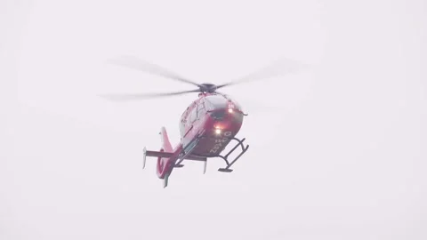 Helicopter Landing Stock-Footage 144384085