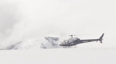 Helicopter on landscape Stock-Footage 65885971