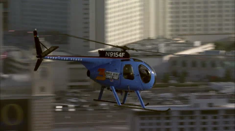 Helicopter Las Vegas Stock Footage 38598191