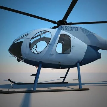 3D Model: Helicopter MD 520N ~ Buy Now #91484779 | Pond5
