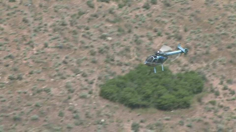 Helicopter mountain sky M HD Stock Footage 134012