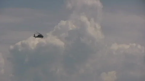 Helicopter - nat sound Stock Footage 648302