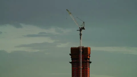 Helicopter New Development Stock Footage 132044617