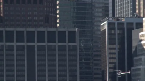 Helicopter in New York Stockbeeldmateriaal 77171077