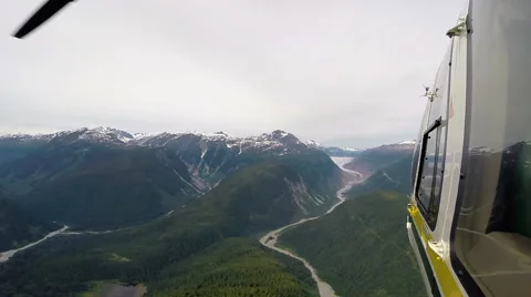 Helicopter Northern Canada 스톡 동영상 68354315