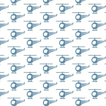 Helicopter pattern background Stock Illustration