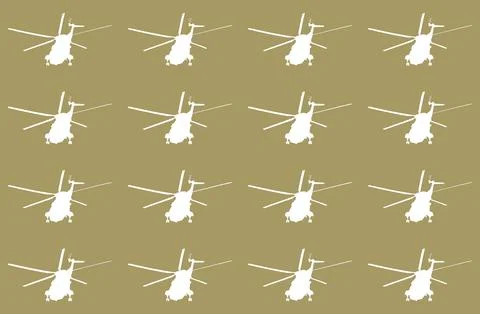 Helicopter pattern Stock Illustration