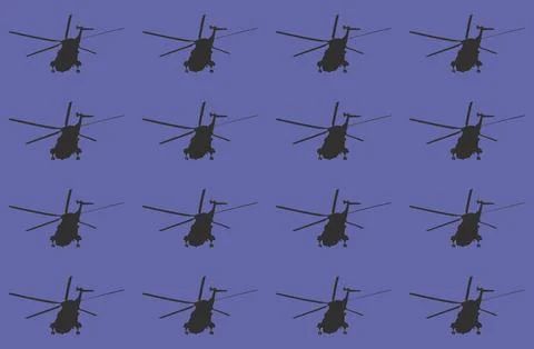 Helicopter pattern Stock Photos