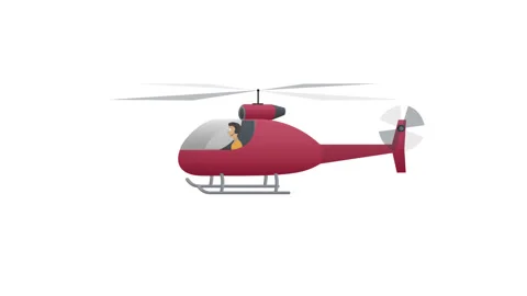 cartoon helicopter pilot