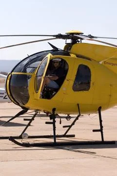 Helicopter pilot Stock Photos