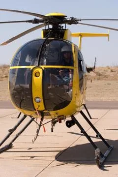Helicopter pilot Stock Photos