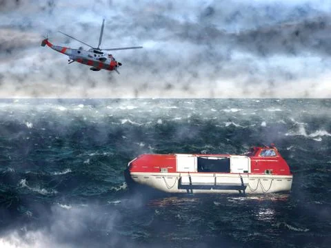 Helicopter Rescue Stock Photos