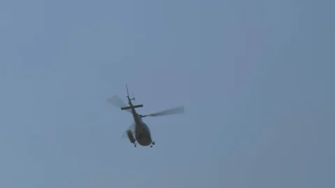 Helicopter Rescue Sky Stock Footage 97048818