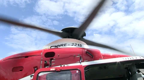 HELICOPTER ROTOR BLADES Stock Footage 29152437