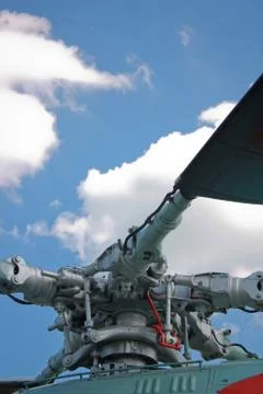 Helicopter rotor Foto stock