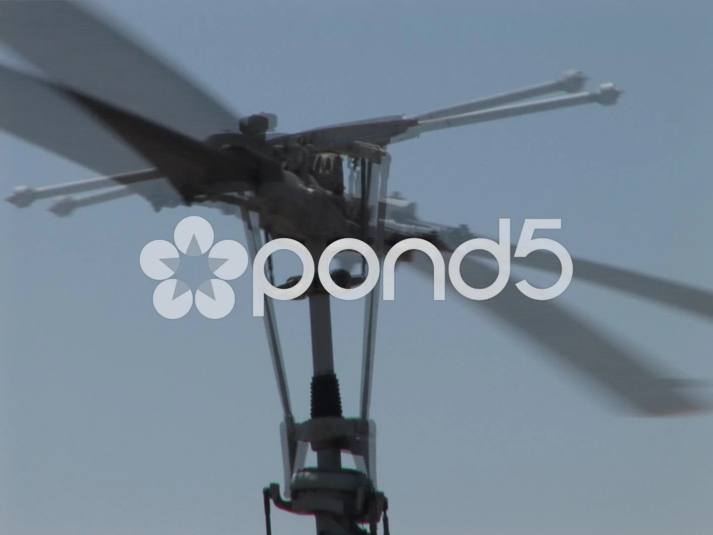 Helicopter Propellers Spinning